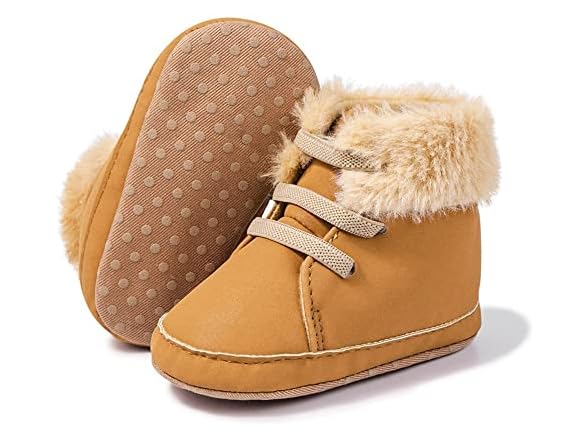 Meckior Baby High Top Crib Shoes
