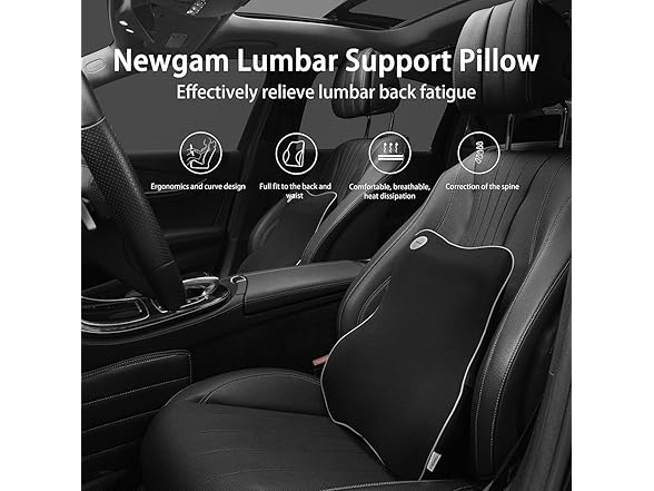 Memory Foam Lumbar Support Pillow