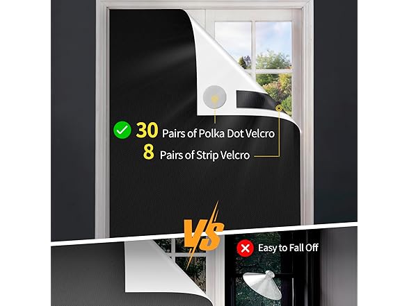YOOMINI Portable Blackout Shades