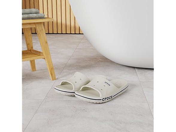 Crocs Bayaband Unisex Slide White/Navy