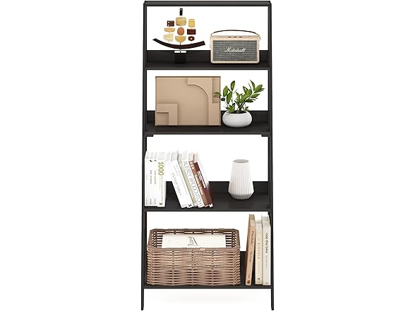 Furinno Ladder Bookcase Display Shelf