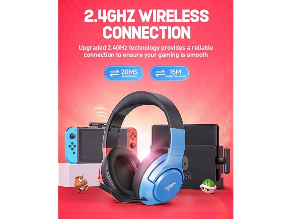CINPUSEN CG-01 Wireless Gaming Headset - Gallery 3