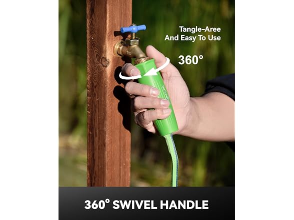 RAINPOINT 50FT Non-Expanding Garden Hose