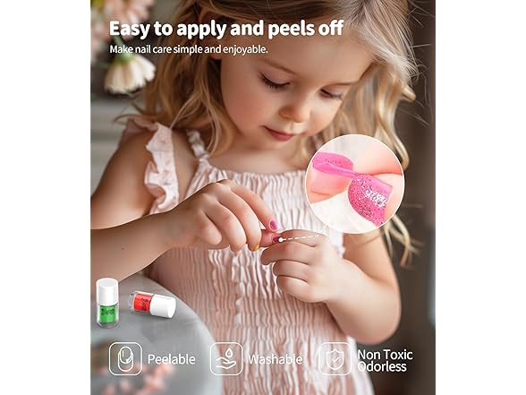 Girls Nail Salon & Makeup Toy Set