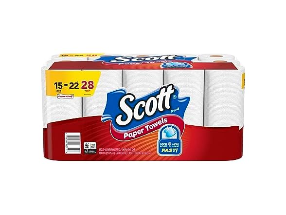 Scott Paper Towels, 15pk