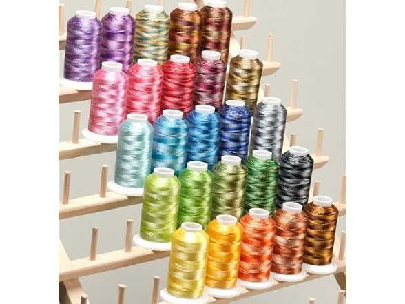 25 Cones, Variegated Machine Embroidery