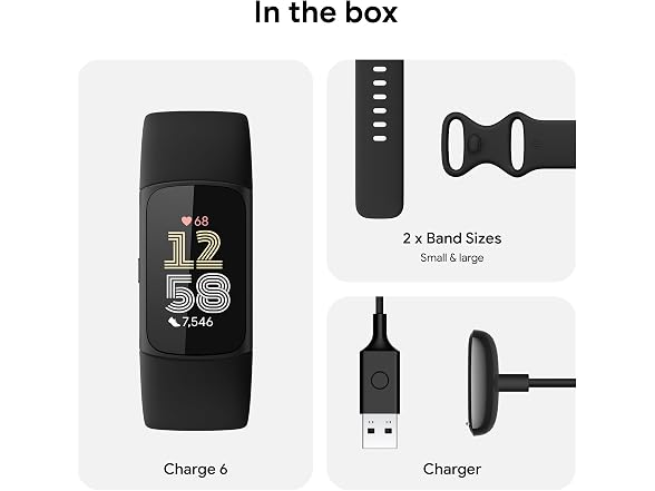 Fitbit RBGA05195-WW Refurbished Charge 6 Tracker B