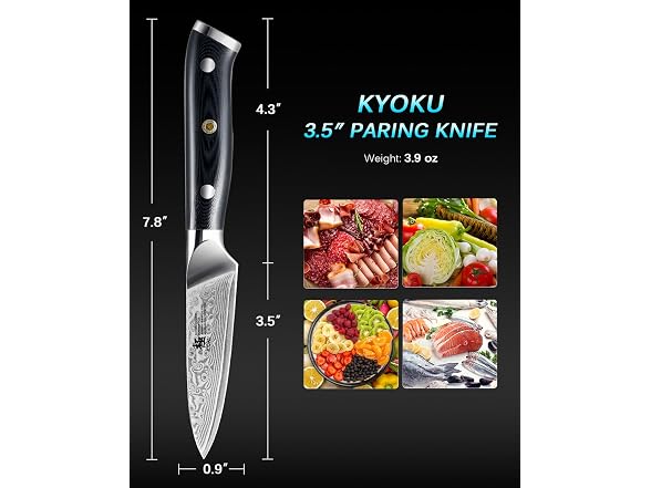 KYOKU 3.5" Japanese Paring Knife