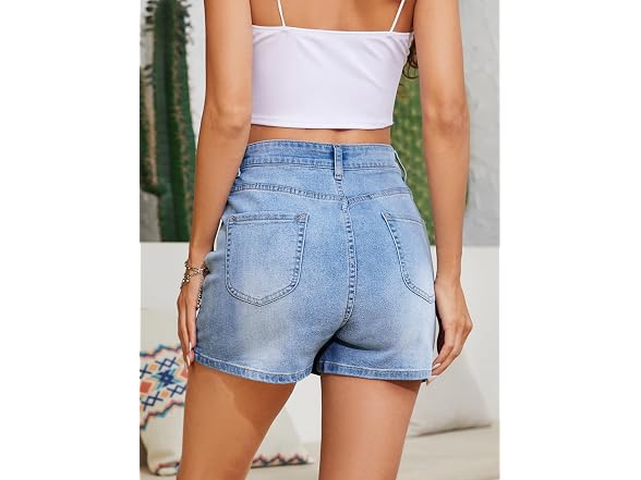 LOLILRSD Women's Denim Mini Skort