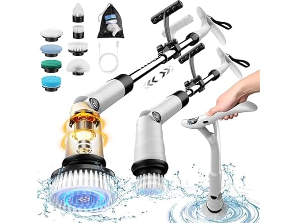 Qardoz Upgraded Electric Spin Scrubber