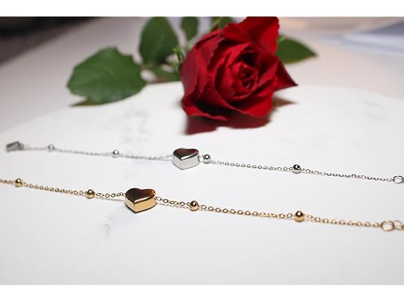 GlowAli 18K Gold Plated Heart Bracelet