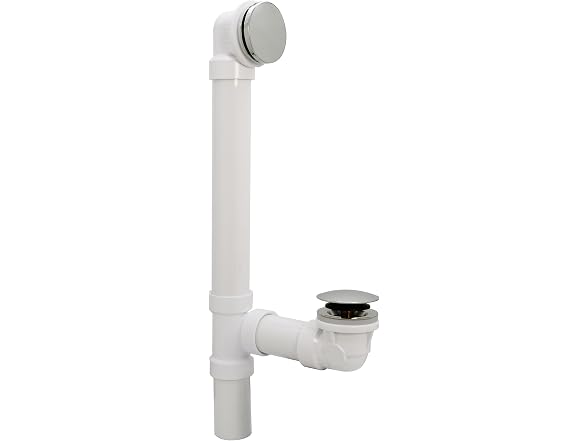 Westbrass 14in Waste Overflow Tip-Toe PN