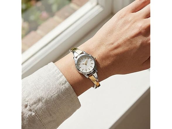 Timex Women's Stretch Bangle Crisscross 25mm Watch