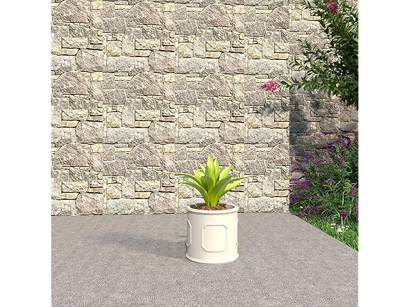 LeisureMod MP13W Meadow Planter White, 13"