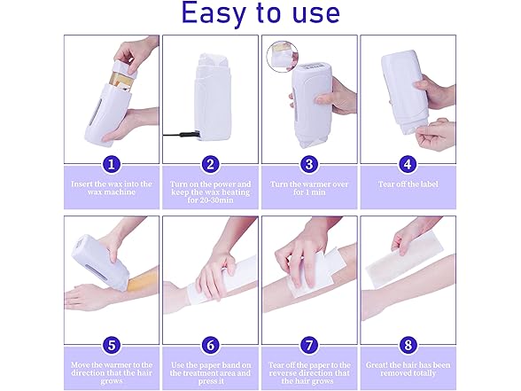 Dr.Pedi Roll on Wax Kit for Hair Removal