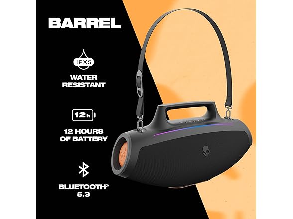Skullcandy Barrel Water-Resistant Boombox Speaker