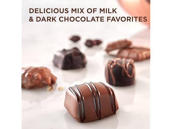 Russell Stover Milk Dark Choc Box 9.4oz