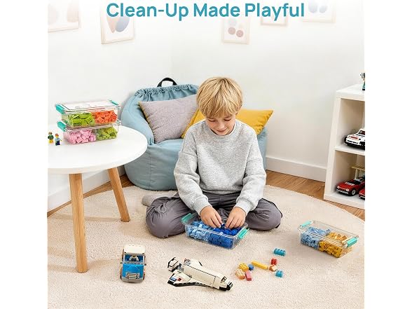 Vtopmart 8 Pack Clear Pencil Box