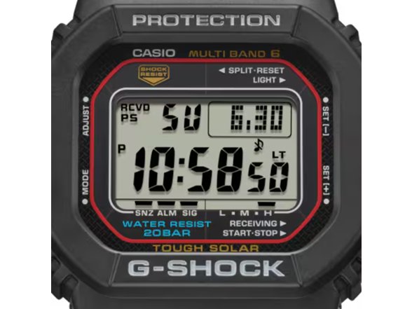 Casio Men's Digital Quartz Watch with Plastic Strap GW-M5610U-1ER, 35.5 mm