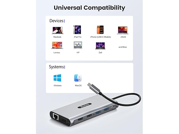 Hortore USB C Docking Station