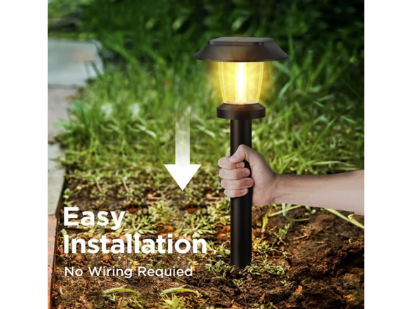 8 Pack Solar Powered Garden Lights Waterproof
