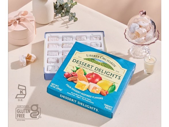 (5 Pack) Liberty Orchard Soft Fruit & Nut Candies Gift Set
