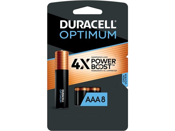 (8 PACK) Duracell Optimum AAA Batteries with Power Boost
