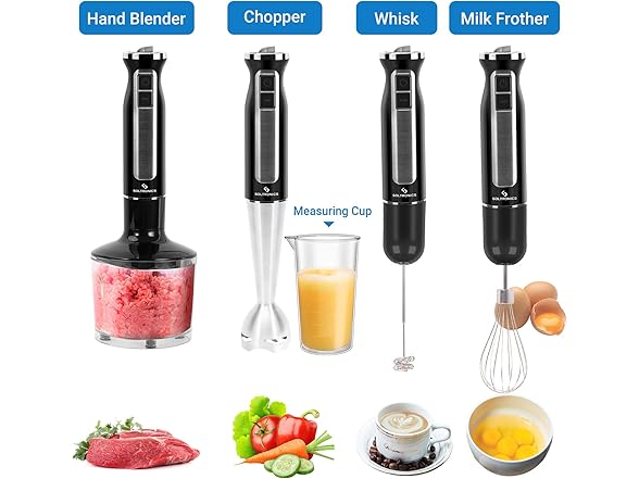 SOLTRONICS 5-in-1 Hand Blender