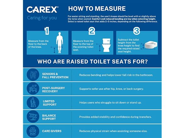ProBasics Raised Toilet Seat For Seniors with Safety Lock