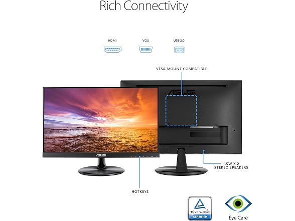 ASUS VT229H 21.5" Display Monitor