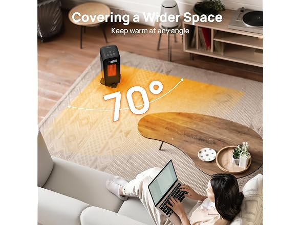 FLANUR 16 Inch Electric Space Heater