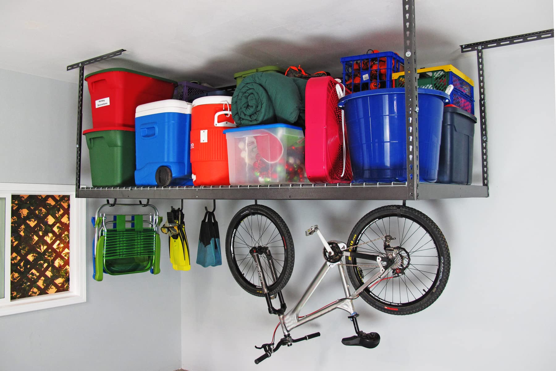 MonsterRax 4x8 Overhead Storage Rack - Gallery 10
