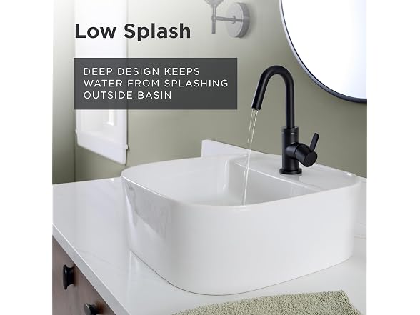 Gerber Cymira 16 in. Soft Square Vessel Bathroom Sink