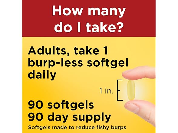 Nature Made Burp Less Ultra Omega 3 Fish Oil