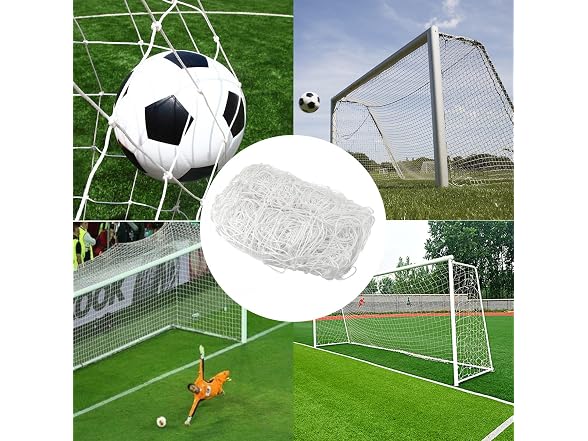 NKTM 12x6 Feet Soccer Net (Only Nets)