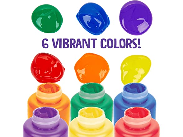 Crayola Washable Kids Paint, 6 Count