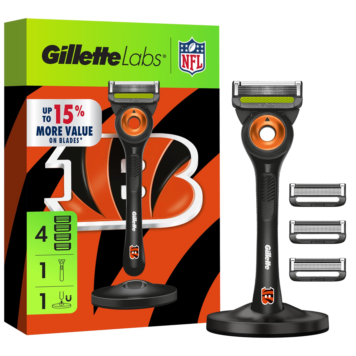 Gillette Labs Special NFL Bengals Edition Shaving - Gallery 9
