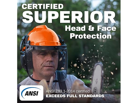 6-in-1 Forestry Safety Helmet