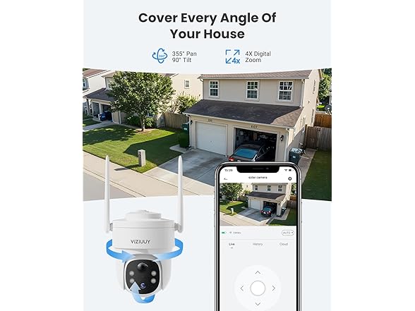 Solar Wireless Security Camera Outdoor