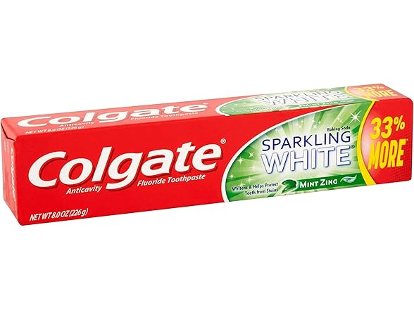 Colgate Sparkling Mint Gel Toothpaste 8oz