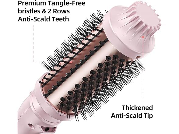 1.7 inch Heated Round Thermal Brush