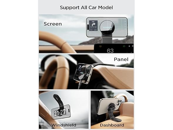 ACMEZING 15W Magsafe Car Mount Charger