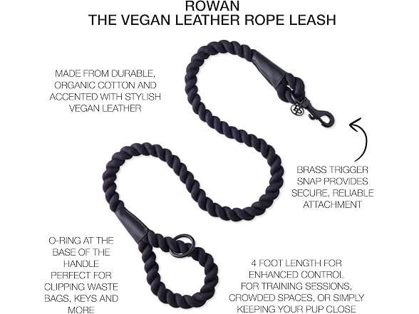 Pet Passion Rowan - The Twisted Rope Training Dog Leash - Gallery 2