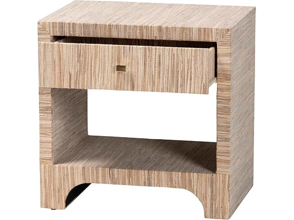 bali & pari Jaques Grasscloth Nightstand