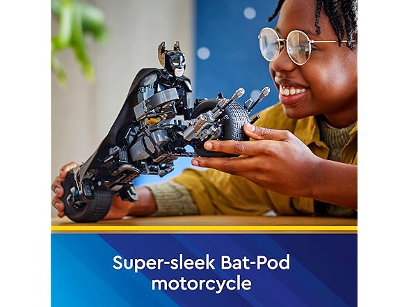 LEGO DC Batman Figure & The Bat-Pod Bike Building Toys