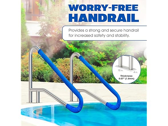 IDZO Idzo Pool Rail 55x32 Pool Railing 304 St