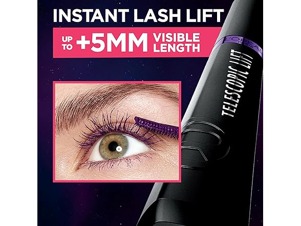 L'Oreal Paris Telescopic Lift Colored Mascara Purple