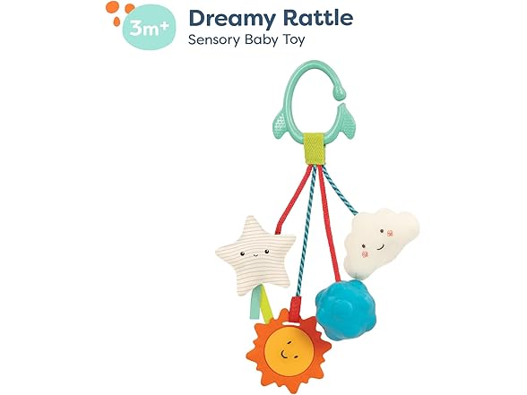 B. toys – Baby Sensory Rattle