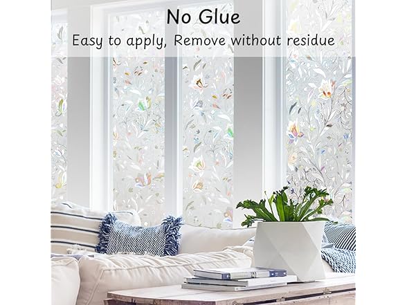 2 Pack NINETREX Window Privacy Film