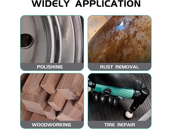 Air Right Angle Die Grinder 1/4" 22K